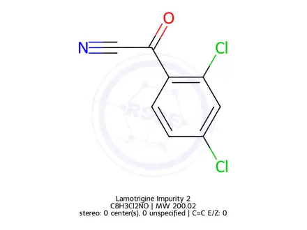 Chemical structure of Lamotrigine Impurity 2