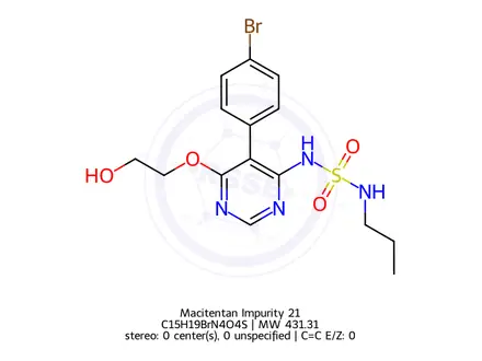 Chemical structure of Macitentan Impurity 10