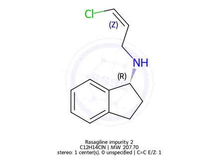 Chemical structure of Rasagiline impurity 2