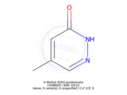 Chemical structure of 5-Methyl-3(2H)-pyridazinone