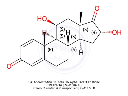 Chemical structure of Budesonide Impurity 61