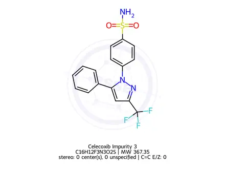 Chemical structure of Celecoxib Impurity 4
