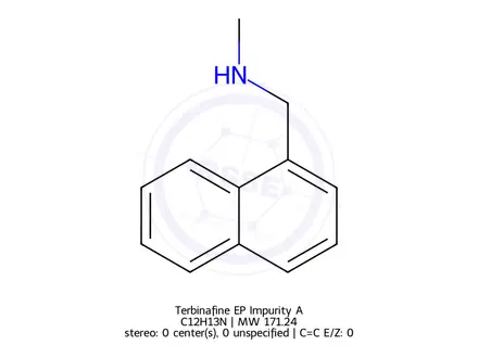 Chemical structure of Terbinafine EP Impurity A
