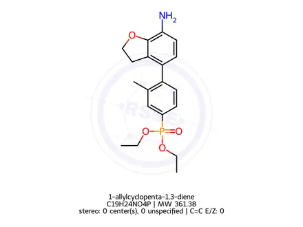 Chemical structure of 1-allylcyclopenta-1,3-diene