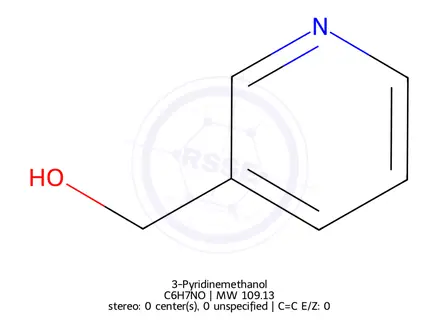 Chemical structure of 3-Pyridinemethanol