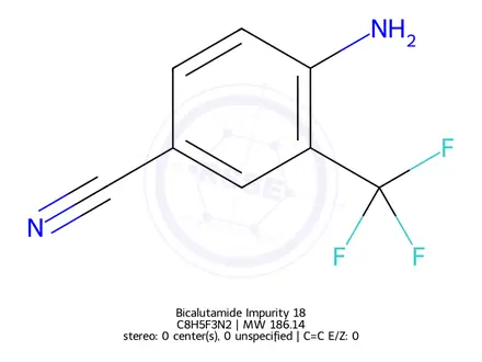 Chemical structure of Bicalutamide Impurity 18