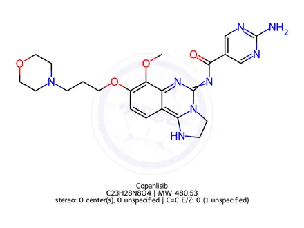 Chemical structure of Copanlisib