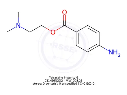 Chemical structure of Tetracaine Impurity 6
