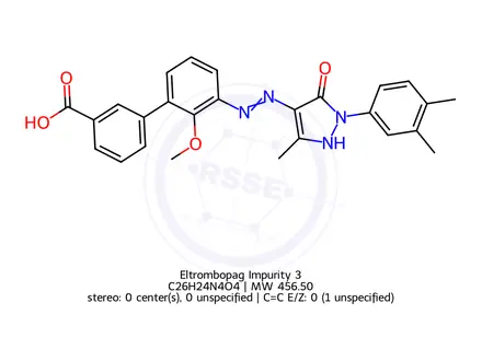 Chemical structure of Eltrombopag Impurity 57