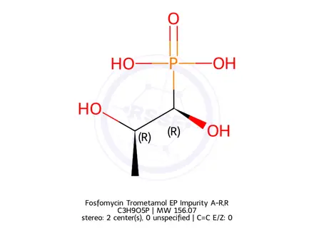 Chemical structure of Fosfomycin Trometamol EP Impurity A-R,R