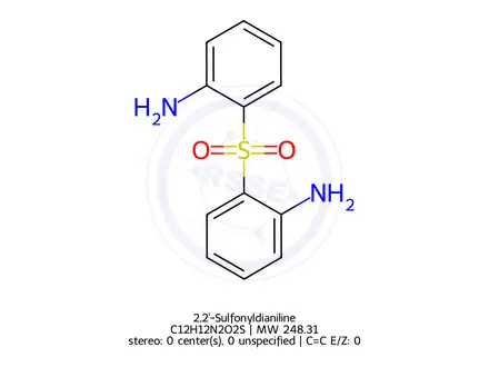 Chemical structure of 2,2'-Sulfonyldianiline