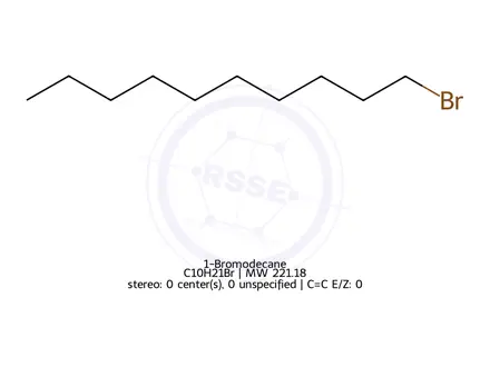 Chemical structure of 1-Bromodecane