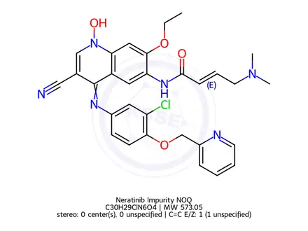Chemical structure of Neratinib Impurity NOQ