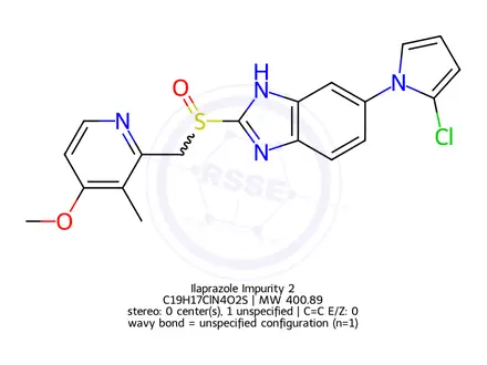Chemical structure of Ilaprazole Impurity 2