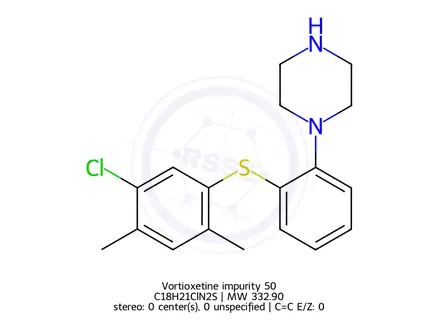 Chemical structure of Vortioxetine impurity 50
