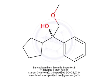 Chemical structure of Bencycloquidium Bromide Impurity 2
