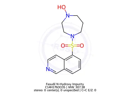 Chemical structure of Fasudil N-Hydroxy Impurity