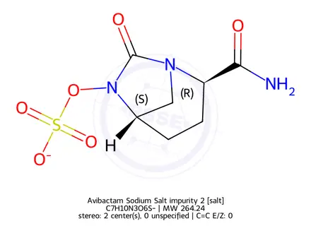 Chemical structure of Avibactam Impurity T