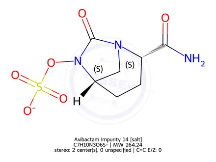 Chemical structure of Avibactam Impurity V