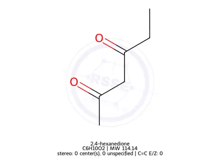 Chemical structure of 2,4-hexanedione