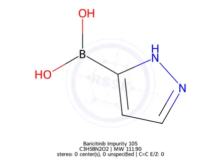 Chemical structure of Baricitinib Impurity 105