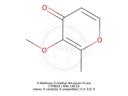 Chemical structure of 3-Methoxy-2-methyl-4H-pyran-4-one