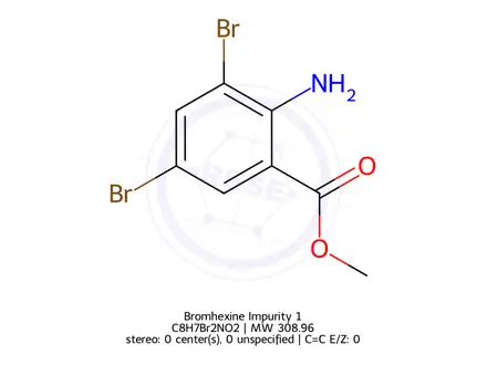 Chemical structure of Bromhexine Impurity 17