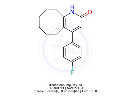 Chemical structure of Blonanserin Impurity 24
