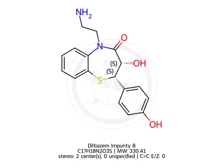 Chemical structure of Diltiazem Impurity 8