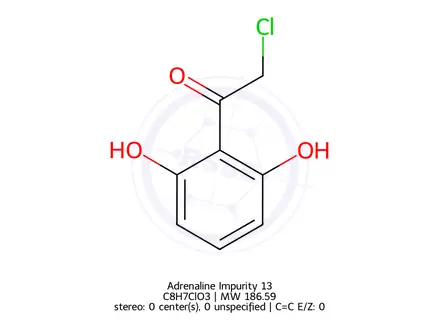 Chemical structure of Adrenaline Impurity 13