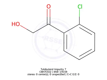 Chemical structure of Tulobuterol Impurity 7