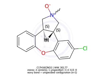 Chemical structure of Asenapine Impurity 2