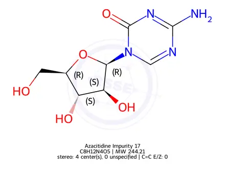 Chemical structure of Azacitidine Isomer Impurity 14