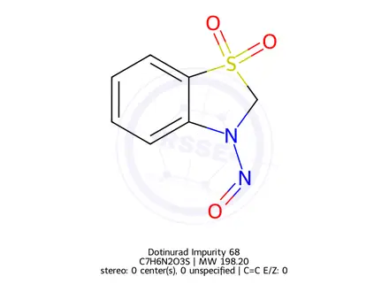 Chemical structure of Dotinurad Impurity 68