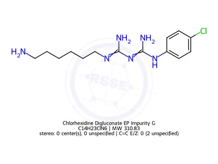 Chemical structure of Chlorhexidine Digluconate EP Impurity G