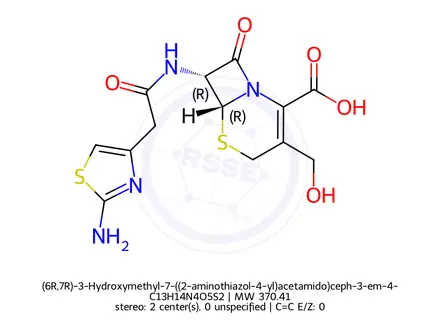 Chemical structure of Cefotiam Impurity 1