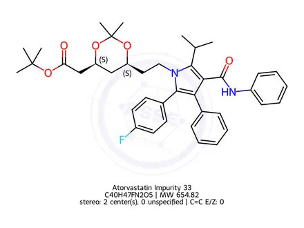 Chemical structure of Atorvastatin Impurity 57