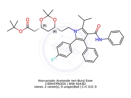 Chemical structure of Atorvastatin Impurity 20