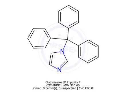 Chemical structure of Clotrimazole EP Impurity F