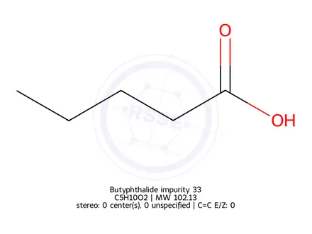 Chemical structure of Butyphthalide impurity 33