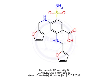 Chemical structure of Furosemide EP Impurity D