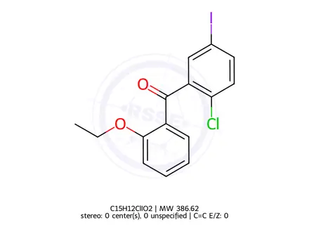 Chemical structure of Dapagliflozin Impurity 8