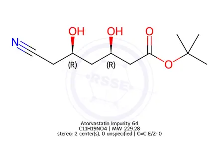 Chemical structure of Atorvastatin Impurity 64