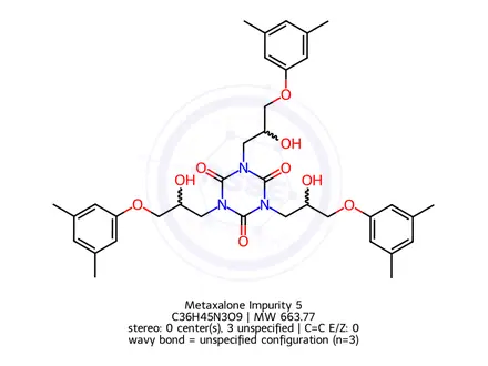 Chemical structure of Metaxalone Impurity 5