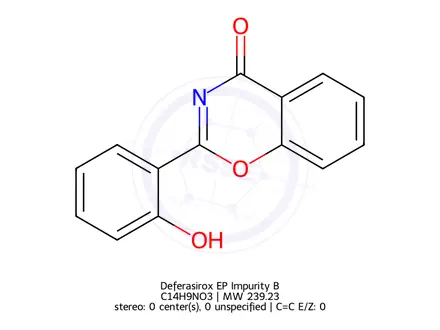 Chemical structure of Deferasirox EP Impurity B