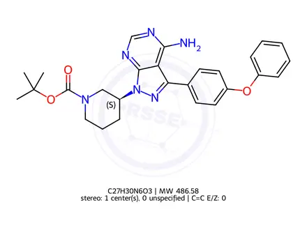 Chemical structure of Ibrutinib Impurity 23