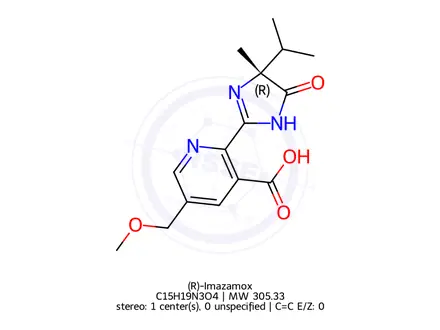 Chemical structure of (R)-Imazamox