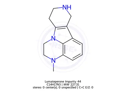 Chemical structure of Lumateperone Impurity 44