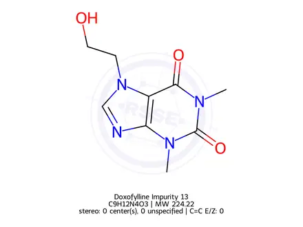 Chemical structure of Doxofylline Impurity 13
