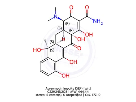 Chemical structure of Tetracycline EP Impurity A